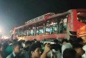 রংপুরে ডিভাইডারে ধাক্কা লেগে যাত্রীভর্তি বাস উল্টে নিহত ১, আহত অন্তত ২০
